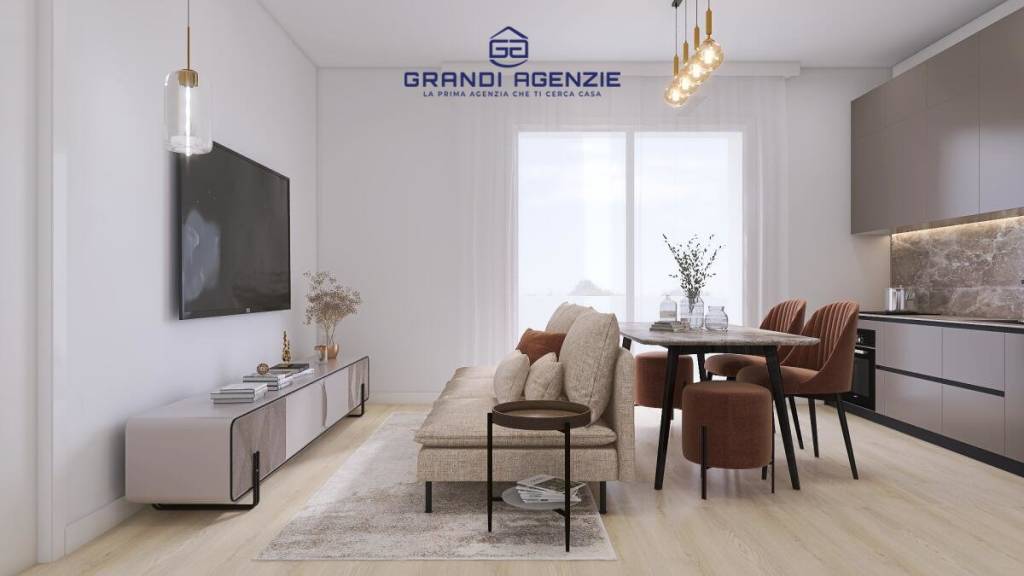 NUOVA COSTRUZIONE: Luminoso trilocale su 2 livelli.