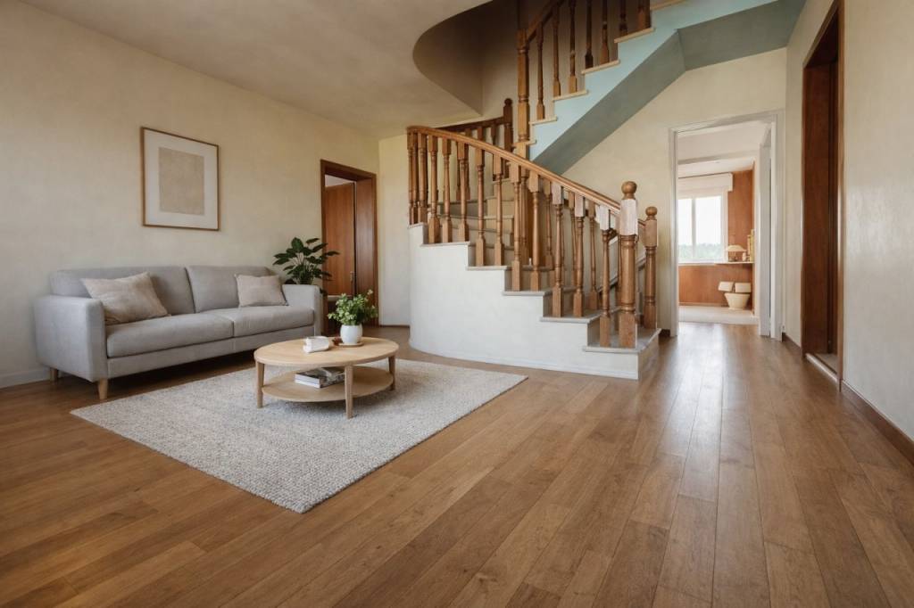 DUEVILLE – Terracielo con giardino di proprietà e negozio