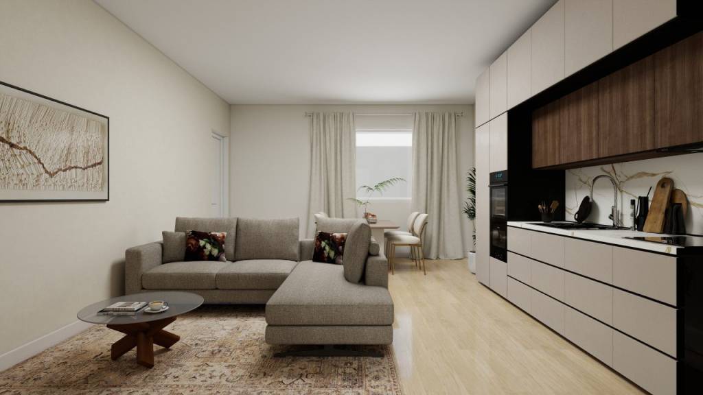 V.ASTICHELLO – Bicamere duplex ristrutturato classe A con terrazza abitabile e garage