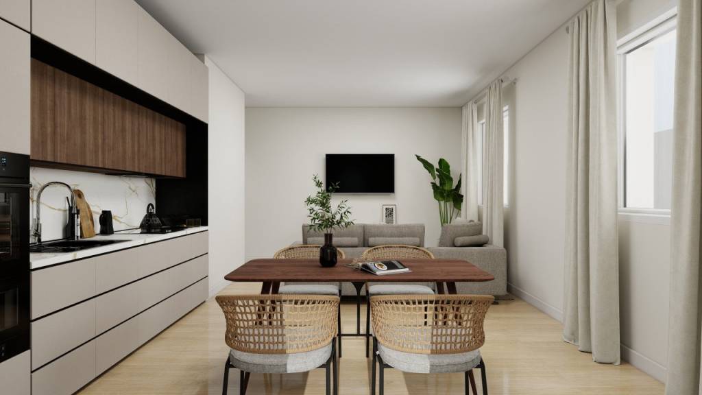 V. ASTICHELLO – Bicamere ristrutturato classe A con terrazza abitabile e garage