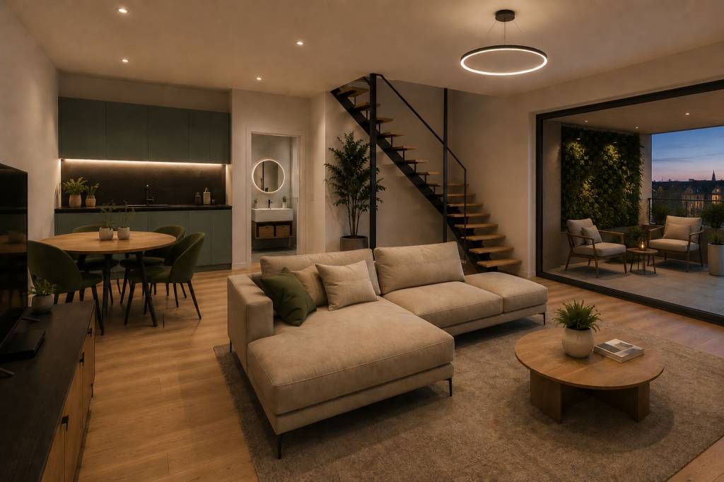 Attico duplex di nuova realizzazione in zona centrale